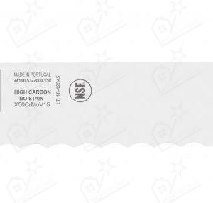 Faca para Pão 241.5322.18 Preta Icel