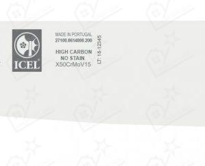 Faca p/ Trinchar Inox c/ Preto 271.8614.20