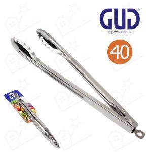 Pinça Churrasco Gud Chef 40cm Inox c/ Travão