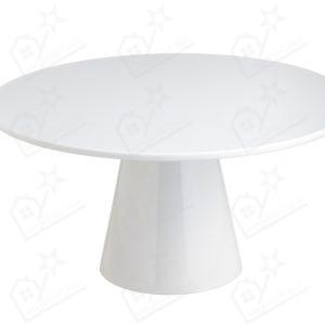 Prato Bolo c/Pé Melamina Branco 36x16cm Lizotel