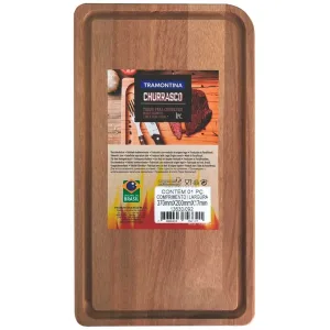 Tabua Madeira p/ Servir 37x20cm Correia