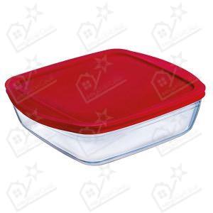 Hermético Quadrado c/ Tampa 25x22cm ARC