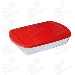 Pyrex c/Tampa Vermelha Ocuisine 40x27cm 4,5L