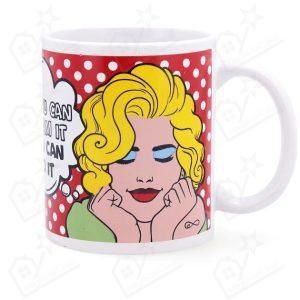 Caneca 33cl Pin Up Comic Quid