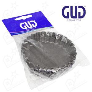 Jogo 6 Formas Tartinha Canelada Anti Aderente 10x2cm