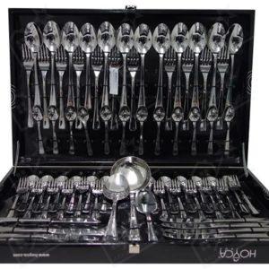 Faqueiro 75 Peças Faca Bife Inox Riga